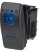 Narva 12V Illuminated Off/Momentary (On) Sealed Rocker Switch Blue
