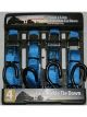 Carfit Cambuckle Tie Down Strap Blue 25mm x 3.6m Set of 4