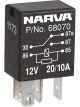 Narva 12V 20A/10A Change-Over 5 Pin Relay With Resistor Pack of 1