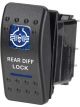 Narva 12 Volt Illuminated Off/On Sealed Rocker Switch w/Rear Diff Lock