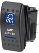 Narva 12 Volt Illuminated Off/On Sealed Rocker Switch w/Aux Lights