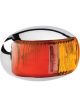 Narva 9–33 Volt Model 16 LED Side Marker Lamp (Red/Amber) w/Chrome Base