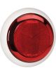 Narva Red Reflector With Chrome Ring & Contoured 150mm White Base