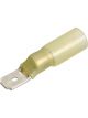 Narva 6.3 x 0.8mm Adhesive Lined Male Blade Terminal Yellow Pack of 50