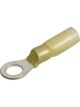 Narva 6.3mm Adhesive Lined Ring Terminal Yellow Pack of 50