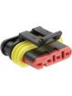 Narva 4 Way Female Amp Super Seal Connector Housing Pack of 10