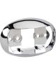 Narva Oval Chrome Deflector Mounting Base To Suit Model 16 Lamps