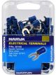 Narva 5 mm Flared Vinyl Spade Terminal Blue Pack of 100
