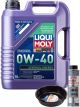LIQUI MOLY Synthoil Energy 0W-40 5L Silver Service Kit + 6L Drip Tray