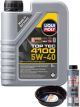 LIQUI MOLY Top Tec 4100 5W-40 1L Silver Service Kit + 6L Drip Tray