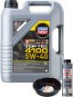 LIQUI MOLY Top Tec 4100 5W-40 5L Silver Service Kit + 6L Drip Tray