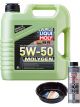 LIQUI MOLY Molygen New Generation 5W-50 4L Silver Service Kit + 6L Drip Tray