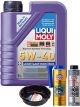 LIQUI MOLY Leichtlauf High Tech 5W-40 1L Gold Service Kit + 6L Drip Tray