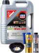 LIQUI MOLY Special Tec DX1 5W-30 5L Gold Service Kit + 6L Drip Tray