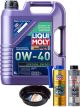 LIQUI MOLY Synthoil Energy 0W-40 5L Gold Service Kit + 6L Drip Tray