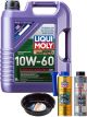 LIQUI MOLY Synthoil Race Tech GT1 10W-60 5L Gold Service Kit + 6L Drip Tray