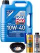 LIQUI MOLY Super Leichtlauf 10W-40 5L Gold Service Kit + 6L Drip Tray