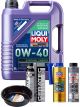 LIQUI MOLY Synthoil Energy 0W-40 5L Platinum Service Kit + 6L Drip Tray