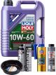 LIQUI MOLY Synthoil Race Tech GT1 10W-60 5L Platinum Service Kit + 6L Drip Tray