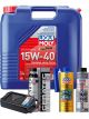 LIQUI MOLY Touring High Tech 15W-40 20L Platinum Service Kit + 8L Drip Tray