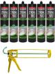 Soudal Strong As Nails Super Grab High Performance Beige 350g 6 Pack + Gun Kit