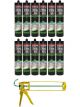 Soudal Strong As Nails Super Grab High Performance Beige 350g 12 Pack + Gun Kit