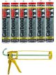 Soudal Carbond 940FC Polyurethane Adhesive Sealant Grey 310ml 6 Pack + Gun Kit