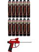 Soudal Soudafoam Fire Retardant PU Foam Hi Yield Gun Screw Top Pink 750ml 12 Pack + Gun Kit