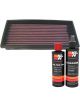 K&N Air Filter 33-2002 + Recharge Kit