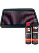 K&N Air Filter 33-2009 + Recharge Kit