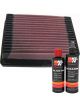 K&N Air Filter 33-2022 + Recharge Kit