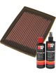 K&N Air Filter 33-2037 + Recharge Kit