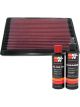 K&N Air Filter 33-2038 + Recharge Kit