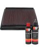 K&N Air Filter 33-2067 + Recharge Kit