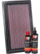 K&N Air Filter 33-2075 + Recharge Kit