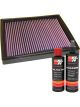 K&N Air Filter 33-2077 + Recharge Kit
