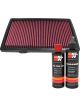 K&N Air Filter 33-2091-1 + Recharge Kit