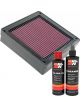K&N Air Filter 33-2105 + Recharge Kit