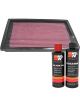 K&N Air Filter 33-2110 + Recharge Kit