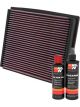 K&N Air Filter 33-2125 + Recharge Kit