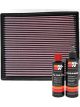 K&N Air Filter 33-2139 + Recharge Kit