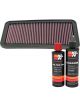 K&N Air Filter 33-2163 + Recharge Kit