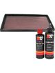 K&N Air Filter 33-2169 + Recharge Kit
