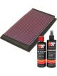K&N Air Filter 33-2190 + Recharge Kit