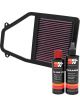 K&N Air Filter 33-2192 + Recharge Kit