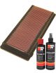 K&N Air Filter 33-2218 + Recharge Kit