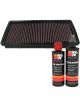 K&N Air Filter 33-2225 + Recharge Kit
