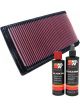 K&N Air Filter 33-2228 + Recharge Kit