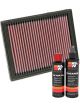 K&N Air Filter 33-2239 + Recharge Kit