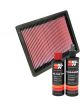 K&N Air Filter 33-2250 + Recharge Kit